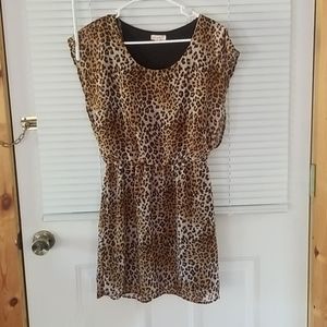 Leopard printed dress